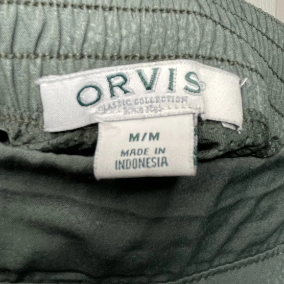 Orvis Skort Quick Dry Green Camo Size Medium Travel Pockets Outdoor Active - Picture 4 of 9
